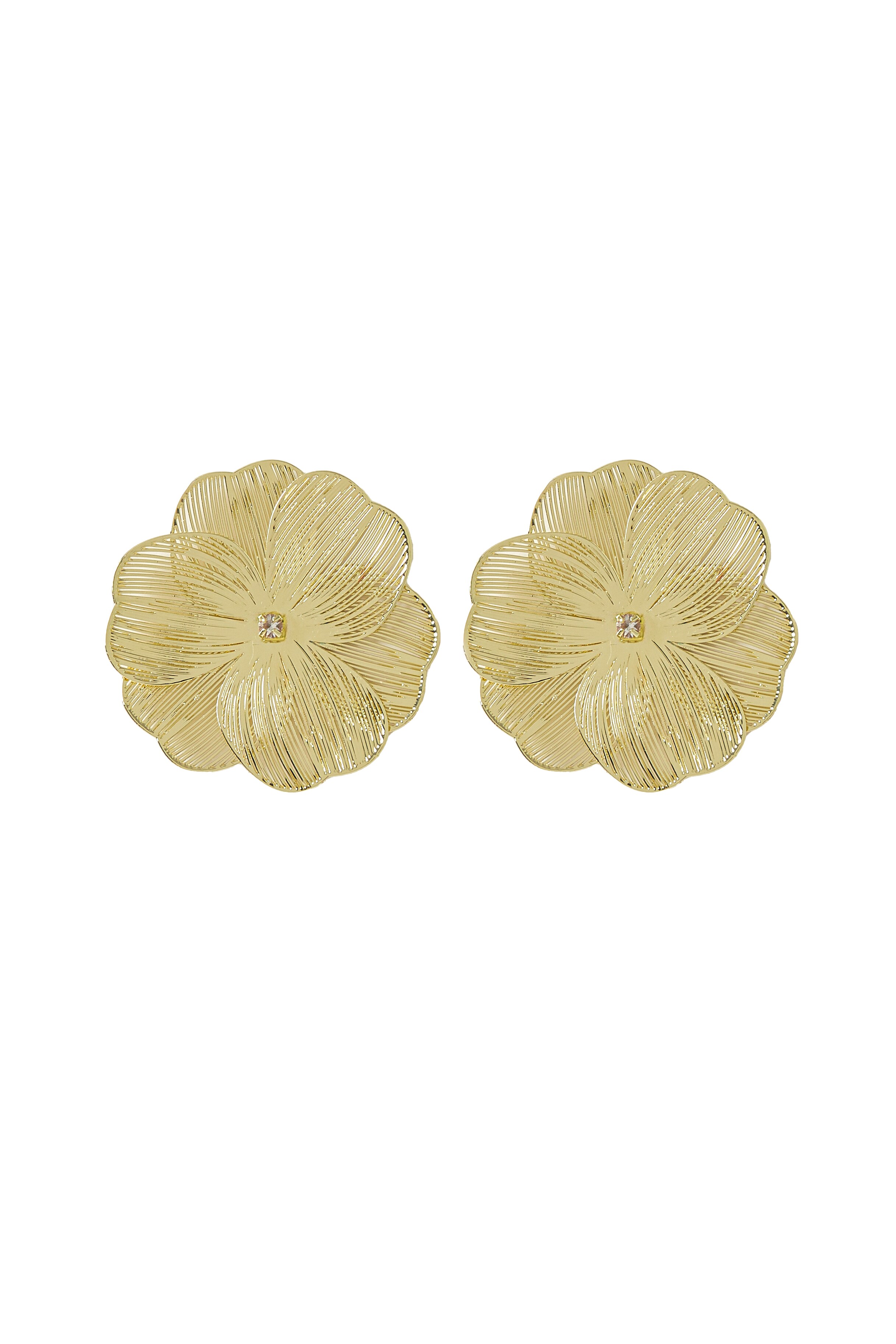 Earrings floral madness - Gold color h5 Picture2